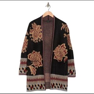 NWT Vertigo Oversized Floral Cardigan MRSP $328.
